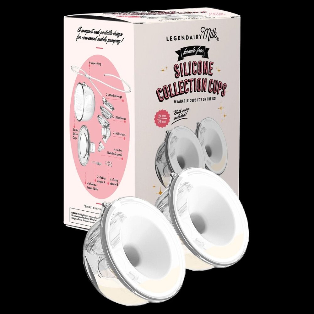 NIB: Legendairy Milk silicone collection cups (24mm)